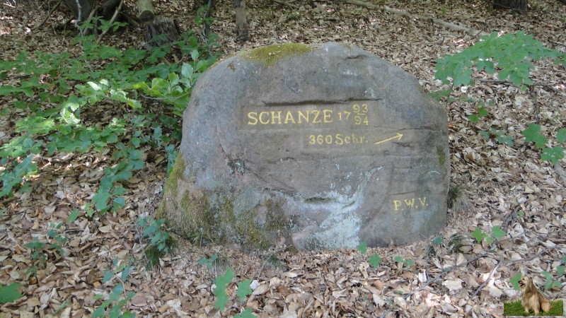 Ritterstein Nr. 144-3 Schanze 1793-94 360 Schr..JPG - Ritterstein Nr.144  Schanze 1793-94 360 Schr.                               